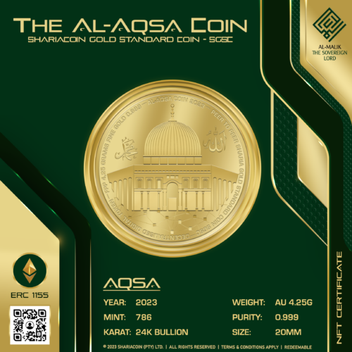 The Al-Aqsa Coin Gold Coin NFT | AQSA