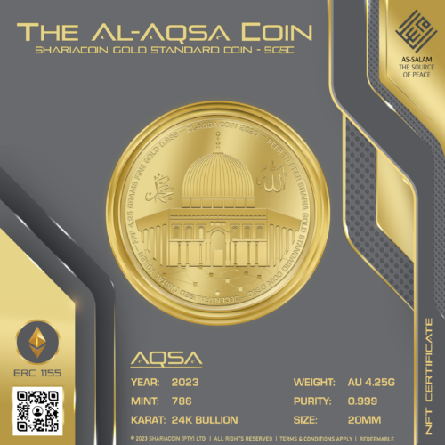 The Al-Aqsa Coin Gold Coin NFT | AQSA